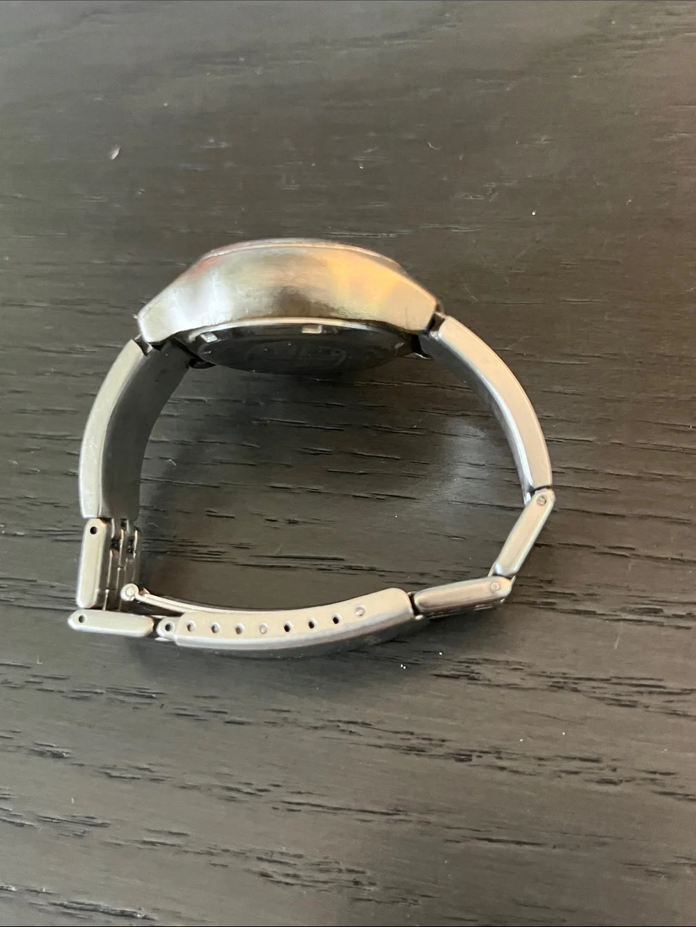Fossil Silver Watch with Blue Dial